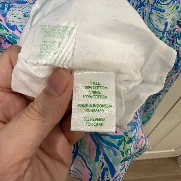 Lilly Pulitzer Trina Dress Surf Blue Soleil It On Me - Picture 5 of 7